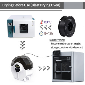 Filament d'imprimante 3D TINMORRY 1,75 mm Filament PETG écologique PLA/ABS/PETG/ASA/TPU 1KG/ROULEAU Tiges en plastique PAHT-CF - Product Image 4