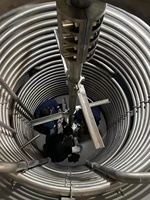 Pièces d'échangeur de chaleur Utubes de tube de bobine de tuyau de bobine de titane utilisées pour l'évaporateur d'échangeur de chaleur de tube et de coquille