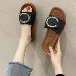 Sandalias C-Strap para mujer, de verano, con punta abierta, suela de goma antideslizante, a la moda, con una sola tira, planas. - Product Image 3