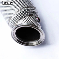 Downpipe Stainless Steel Boska dengan Katalis untuk BMW M240i B58 3.0T 2017-2019, Downpipe Knalpot High Flow dengan Katalis