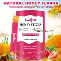 Bâtonnets de miel Shilajit saveur fraise à succès pour l'exportation, dosage liquide oral, station indépendante pour la zone US TK