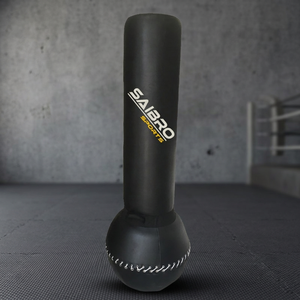 Best Selling Custom Free Standing Heavy Duty Punching Bag Synthetic Cowhide PU Leather Cotton Reinforced for Boxing Training - Product Image 4