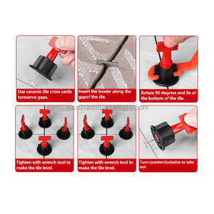 Barriers en plastique polyvalents de haute résistance pour un alignement et un nivellage précis dans les planchers de constructi - Product Image 4