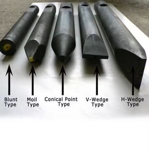 حفارة هيدروليكية ، قاطع ، بت H-Wedge إزميل طرف حفارة إسفين كليلة ، نقطة الماس جاك مطرقة إزميل الصخور - Product Image 2