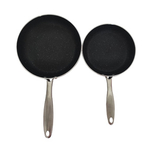 Juego de sartenes antiadherentes de dos tamaños para el hogar, cocina de inducción a Gas, juego de utensilios de cocina personalizados, suministro directo de fábrica - Product Image 4