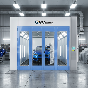 Cabine <span class=keywords><strong>de</strong></span> peinture automobile professionnelle à flux croisé, avec ventilateur LED à faible consommation et faible bruit, panneau ignifuge, pour séchage <span class=keywords><strong>de</strong></span> carrosserie automobile - Product Image 6