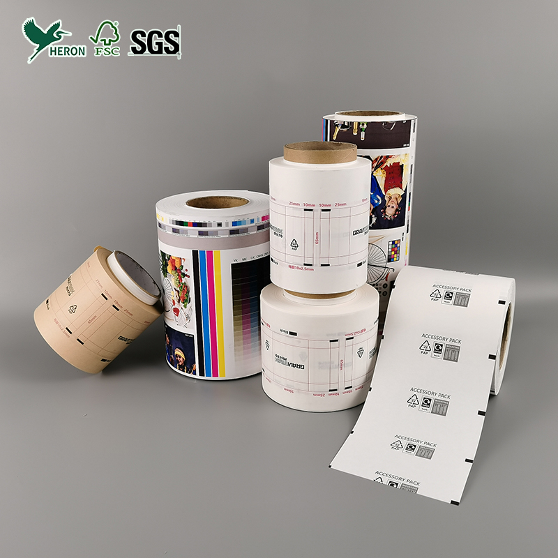 Heat-Sealable Kraft Paper with Water-Based Eco Coating, Logo Printable for Festive Decoration & Packaging Bags