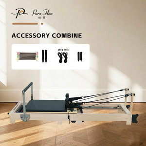 Chuyên nghiệp Tím Pilates Cải Cách máy bền di động đa mục đích có thể gập lại trượt bụng thiết bị tập thể dục lõi - Product Image 2