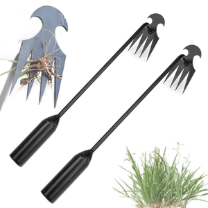 Outil de désherbage, Nouvel outil de désherbage manuel à 4 dents pour le jardinage et les arrière-cours - Product Image 1