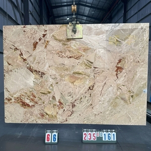 Dalles de <span class=keywords><strong>marbre</strong></span> Calacatta Monet Beige, pierre naturelle, <span class=keywords><strong>pour</strong></span> mur de bureau, mur de villa, sol et plan de travail - Product Image 1