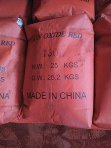 Trực tiếp cung cấp màu đỏ Oxit sắt sắc tố Thuốc nhuộm màu đỏ bột áo sơn cho nhựa & da MF Fe2O3 sử dụng <span class=keywords><strong>masterbatch</strong></span> - Product Image 5