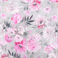 Prix d'usine personnalisé impression numérique fleur confortable soyeux satin de luxe tissu pour les femmes vêtements
