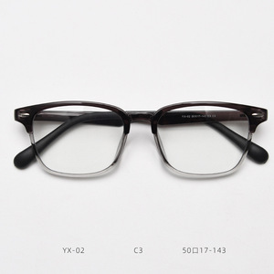 <span class=keywords><strong>Lunettes</strong></span> d'ordinateur à demi-jante TR90 UV400 anti-lumière bleue <span class=keywords><strong>pour</strong></span> hommes <span class=keywords><strong>lunettes</strong></span> d'<span class=keywords><strong>opticien</strong></span> monture de <span class=keywords><strong>lunettes</strong></span> unies - Product Image 5