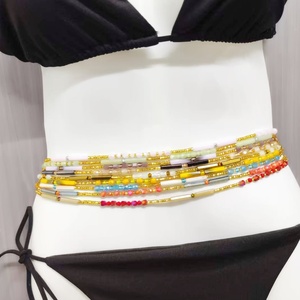 Cinto de Cintura Sexy de Algodão com Contas Retangulares de Cristal <span class=keywords><strong>2026</strong></span>, 50 polegadas, Atacado, Venda Direta do Fabricante - Product Image 2