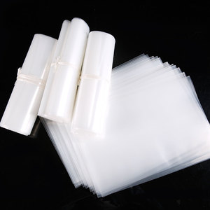 Sacs de shopping en plastique transparent avec poignée, sacs OPP refermables pour vêtements, impression de logo personnalisée, sacs de shopping en LDPE - Product Image 1
