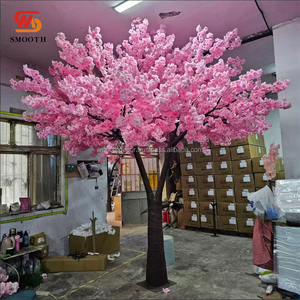 ดอกซากุระประดิษฐ์10Ft 8Ft สีชมพูแบบปรับแต่งได้อย่างราบรื่นสำหรับตกแต่งบ้าน - Product Image 1