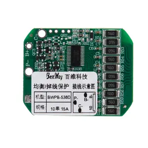 10S 36V Balance BMS 15A 20A 25A 30A 35A 3.7V Li Ion Battery Protection Board for electric bicycle/ebike bms Seperate Port