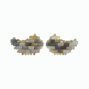 Máscara de Ojos de Ágata Natural con Logotipo Personalizado OEM, Máscara Facial Hecha a Mano con Cuentas de Piedra para Reducir la Hinchazón de los Ojos - Product Image 1