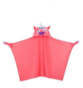 <span class=keywords><strong>Accappatoio</strong></span> con Cappuccio per Bambini in Pile a Tema Unicorno e Drago, Asciugamano da Bagno e da Spiaggia con Cappuccio - Product Image 5