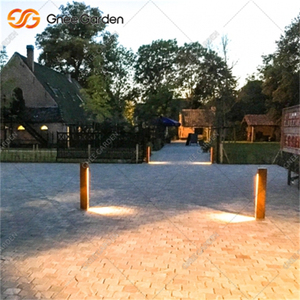 Outdoor Landscape <b>Lighting</b> in Corten Steel with Rusty Finish for Gardens - Product Image 6