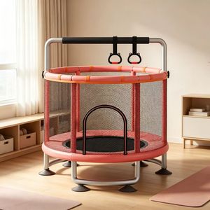<span class=keywords><strong>360</strong></span> °   <span class=keywords><strong>Trampoline</strong></span> pour enfants avec structure de sécurité, rembourrage en mousse intégral et <span class=keywords><strong>filet</strong></span> haute élasticité pour un plaisir de sautage sûr à l'intérieur comme à l'extérieur - Product Image 4