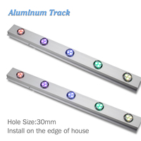 Luces LED RGB 12V/24V para Exteriores, Guirnaldas de Luces Navideñas para Paisajes, Iluminación Puntual Permanente para Decoración del Hogar