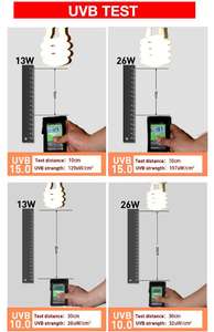 LUCKY HERP UVA <span class=keywords><strong>UVB</strong></span> 100 <span class=keywords><strong>150</strong></span> 13W 15W 23W 26W <span class=keywords><strong>uvb</strong></span> ampoule pour reptile tropical et désert avec ETL, CE et ROHS - Product Image 4