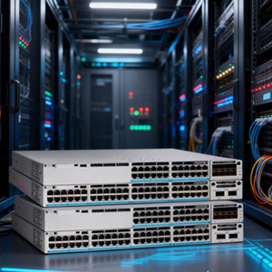 Commutateur Ethernet géré C9300-24S-A neuf avec 24 ports SFP+ 10G pour les réseaux d'entreprise - Product Image 3