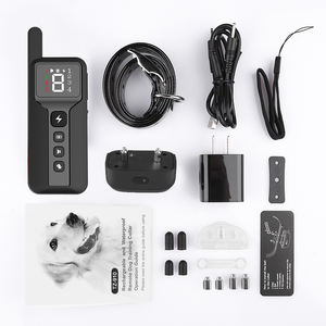 Collar de choque para entrenamiento de perros, dispositivo de descargas eléctricas recargable por USB, resistente al agua, con control remoto, entrega rápida - Product Image 2