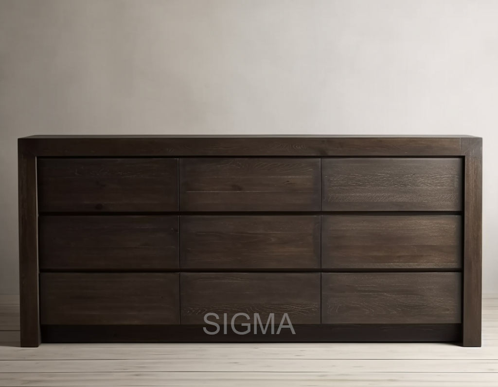 OEM Crushed Bedroom Dresser Wood Dressing Table Wooden Feature Modern Vanity Dresser For Bedroom