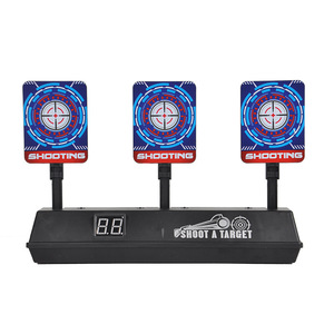 Pistola <span class=keywords><strong>de</strong></span> bola <span class=keywords><strong>de</strong></span> salpicaduras <span class=keywords><strong>de</strong></span> <span class=keywords><strong>Gel</strong></span> automática, dispositivo electrónico <span class=keywords><strong>de</strong></span> tiro, puntuación en movimiento, 2022, con sonido, novedad <span class=keywords><strong>de</strong></span> 3/4 - Product Image 1