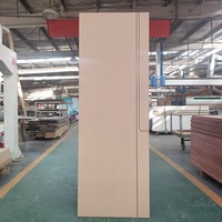 Portes intérieures en bois insonorisées en HDF et PVC mélaminé, nouveau design 2026, pour maisons et chambres d'hôtel