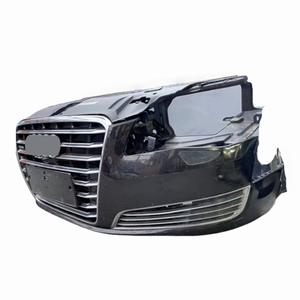 Kit de pare-chocs avant <span class=keywords><strong>Audi</strong></span> A8L <span class=keywords><strong>D4</strong></span> 2014-2018 avec ventilateur de radiateur, plastique + ABS de haute qualité, fixation par boulons, ajustement universel, garantie 1 an - Product Image 3