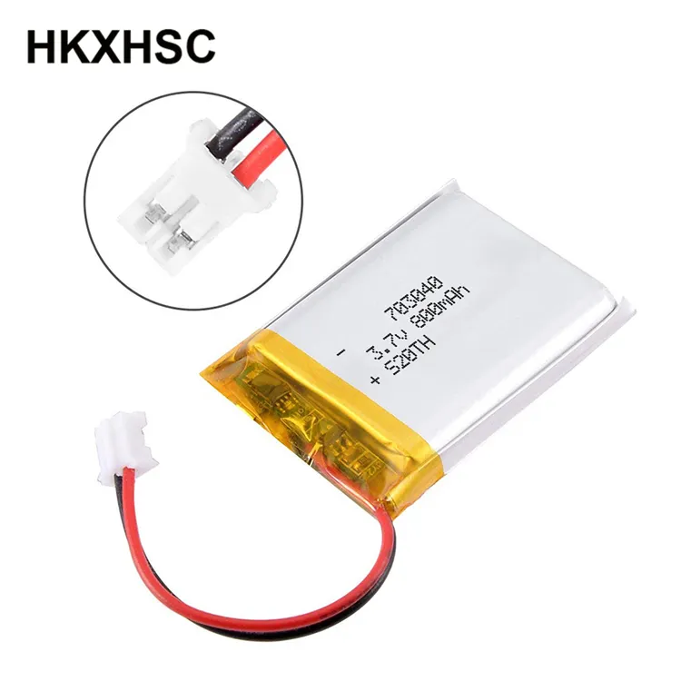 3.7V 800mAh 703040 Rechargeable Lithium ion Polymer Battery Li Po Battery Cells