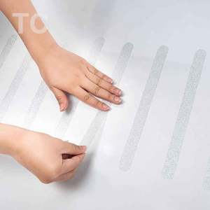 Ruban adhésif transparent antidérapant Peva pour salle de bain, baignoire et escalier, papier adhésif pour sol pour une sécurité accrue - Product Image 4