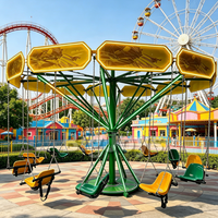 Silla Voladora de Alta Calidad para Parque de Atracciones, 12 Asientos, Divertida, para Niños y Adultos, en Oferta