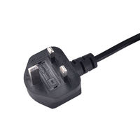 Cordon d'alimentation standard britannique très vendu, câble à 3 broches avec connecteur C5 C19, cordon d'alimentation CA à 3 broches, câble IEC