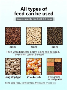 Distributeur automatique de nourriture pour poissons et animaux de 160 kg, flottant, pour grands étangs, machine d'alimentation pour poissons, distributeur de nourriture pour crevettes avec contrôle du temps - Product Image 6