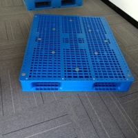 Prix des palettes en plastique recyclées à double glissière ventilées de 1250*1120*150mm