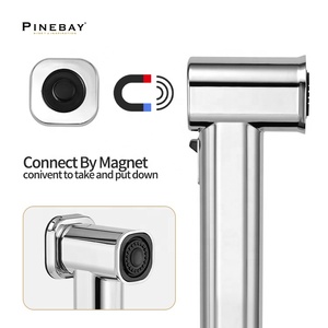 PINEBAY, новинка, Модный Магнитный квадратный инструмент для чистки ткани, подгузник, набор для унитаза, ручной распылитель для биде для женщин - Product Image 4