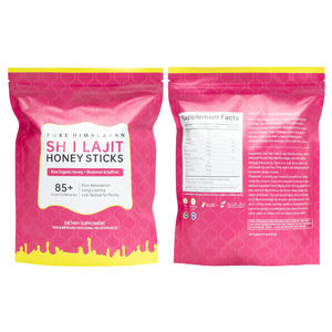 Stik Madu Shilajit Resin Himalaya Murni Shatavari <span class=keywords><strong>Saffron</strong></span> Madu Alami Dosis Tunggal Kemasan Ramah Perjalanan - Product Image 4