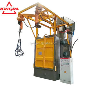 Máquina de chorro de tiro de doble suspensión para fundición de arena o piezas extrudidas de aluminio - Product Image 6