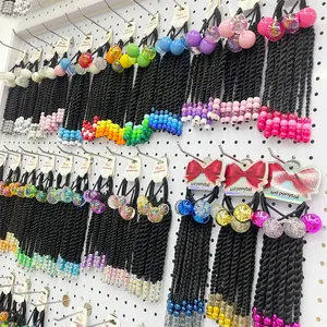 Vivian Hair ponytail with beads balls bubbles hair products for black kids accessories for kids glitter girls beauty accessories