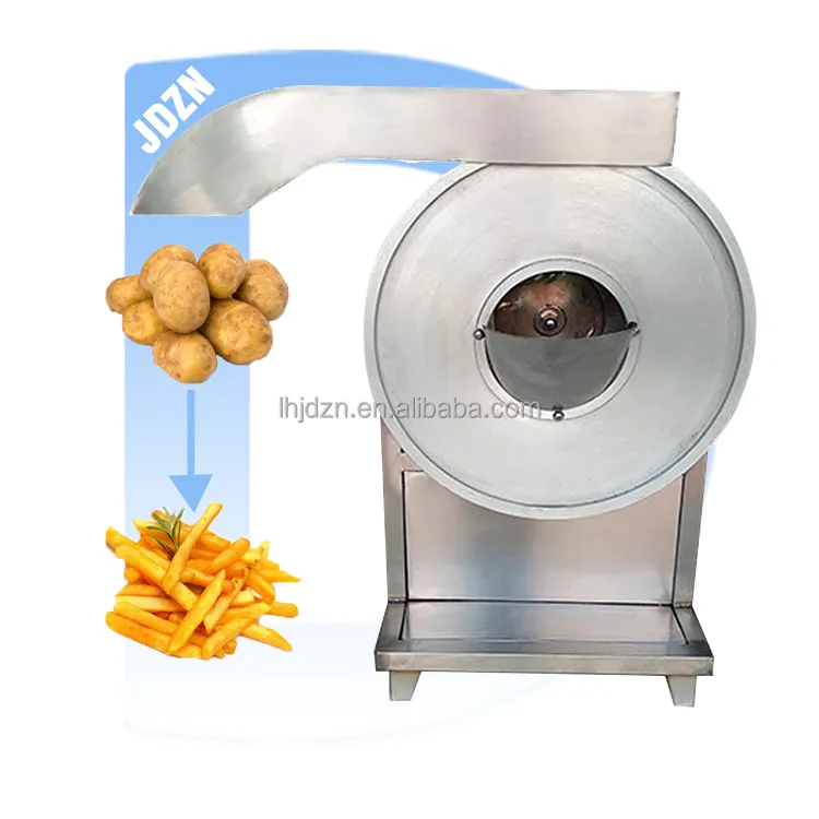 Multifunktionaler elektrischer gemüseschneider für pommes frites kartoffelchips aus edelstahl