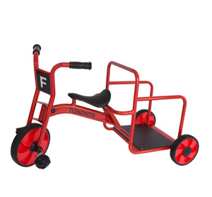 Toda la venta del precio de fábrica de tres ruedas de metal triciclo bicicleta con transporte - Product Image 1