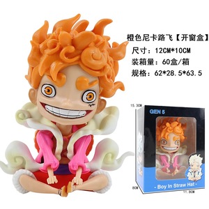 อะนิเมะรุ่น Q นั่ง Pose เกียร์ <span class=keywords><strong>Luffy</strong></span> ตัวอักษร <span class=keywords><strong>Luffy</strong></span> การกระทํารูป PVC รูปปั้นของเล่นสําหรับของขวัญ - Product Image 6