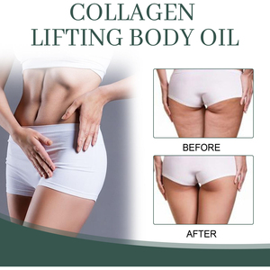 Huile corporelle au collagène végétal pour le remodelage des bras et le raffermissement de l'abdomen, soin liftant pour la peau - Product Image 3