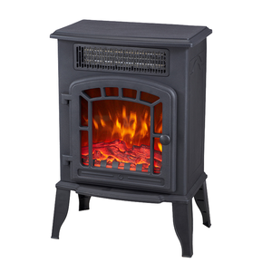 Cheminée électrique d'intérieur PTC 2000W de conception européenne avec poêle à charbon de bois artificiel ignifuge flamme rétractable - Product Image 4