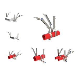 Soporte Sísmico para Tuberías de Agua, Soporte de Puente para Tuberías de Incendio de un Solo Lado, Soporte para Extracción de Humo - Product Image 3
