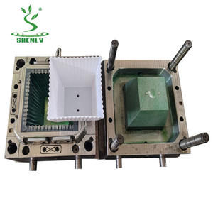 Nouvellement conception <span class=keywords><strong>grande</strong></span> <span class=keywords><strong>taille</strong></span> forme carrée en plastique Injection Pot de fleur moule - Product Image 4